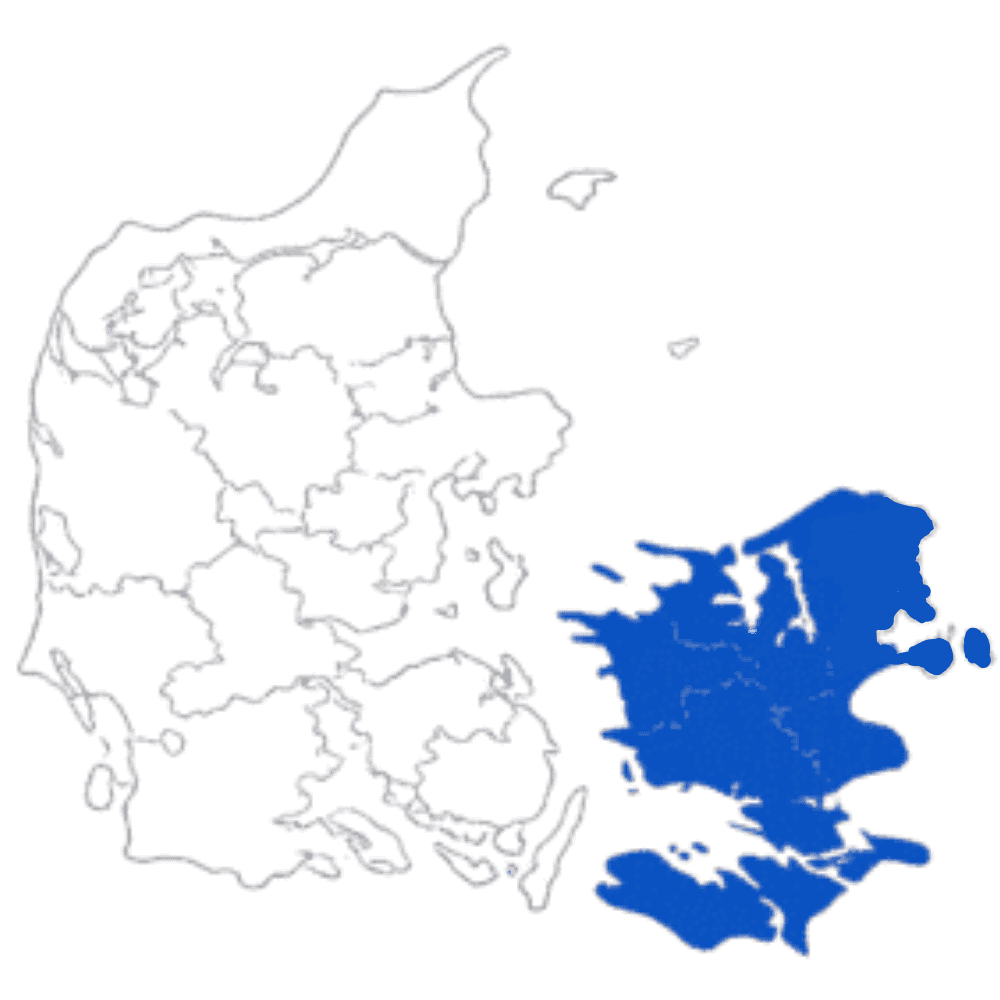 Vi dækker hele sjælland